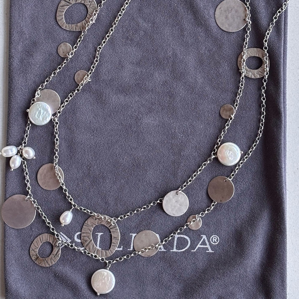Silpada Sterling Silver Pearl of a Girl Necklace N2197